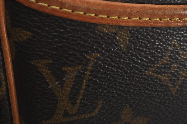 Authentic Louis Vuitton Monogram Trouville Hand Bag Purse M42228 LV 0198J
