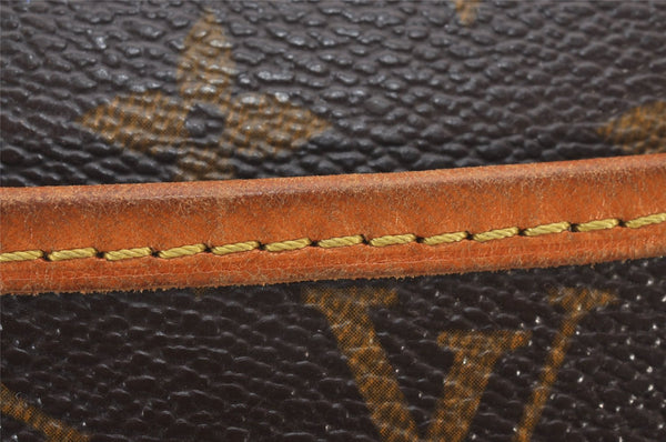 Authentic Louis Vuitton Monogram Trouville Hand Bag Purse M42228 LV 0198J