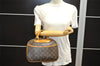 Authentic Louis Vuitton Monogram Trouville Hand Bag Purse M42228 LV 0198J
