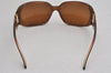 Authentic CHANEL Vintage Sunglasses CoCo Mark Plastic 808/73 Brown Box 0198K