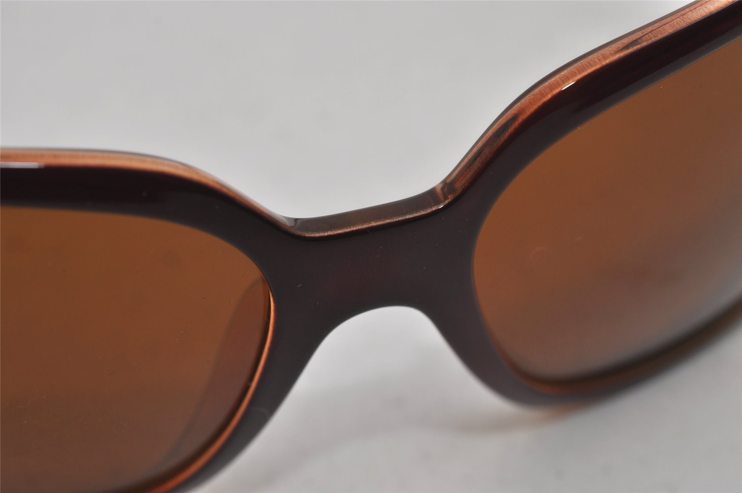 Authentic CHANEL Vintage Sunglasses CoCo Mark Plastic 808/73 Brown Box 0198K