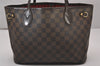 Authentic Louis Vuitton Damier Neverfull PM Shoulder Tote Bag N51109 LV 0199J