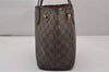 Authentic Louis Vuitton Damier Neverfull PM Shoulder Tote Bag N51109 LV 0199J