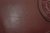 Authentic Cartier Must de Cartier Clutch Bag Leather Bordeaux Red Box 0199K