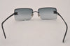 Authentic CHANEL Vintage Sunglasses Rhinestone CoCo Mark Titanium Black CC 0200J