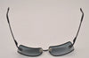 Authentic CHANEL Vintage Sunglasses Rhinestone CoCo Mark Titanium Black CC 0200J