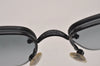 Authentic CHANEL Vintage Sunglasses Rhinestone CoCo Mark Titanium Black CC 0200J