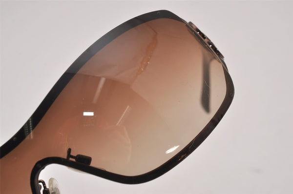 Authentic CHANEL Camellia Sunglasses CoCo Mark Plastic 4164-B Brown CC 0201J