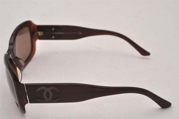 Authentic CHANEL Vintage Sunglasses CoCo Mark Plastic 5102 Brown 0202J