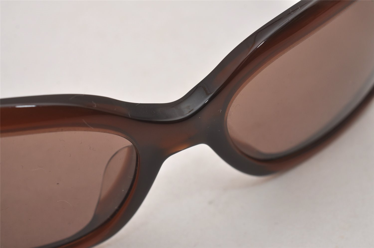 Authentic CHANEL Vintage Sunglasses CoCo Mark Plastic 5102 Brown 0202J