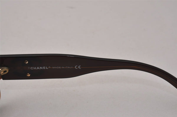 Authentic CHANEL Vintage Sunglasses CoCo Mark Plastic 5102 Brown 0202J
