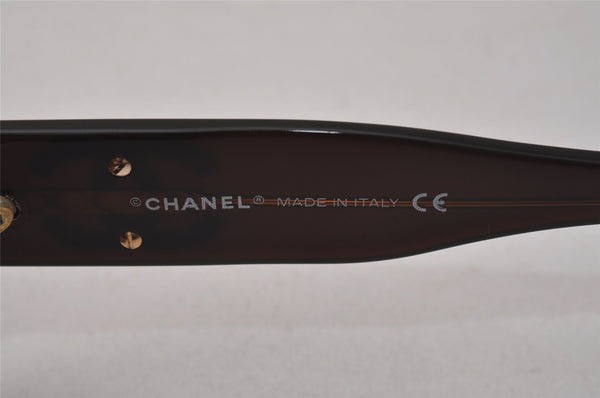 Authentic CHANEL Vintage Sunglasses CoCo Mark Plastic 5102 Brown 0202J