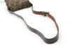 Authentic FENDI Zucca Shoulder Cross Body Bag Purse Nylon Leather Brown 0202K