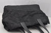 Authentic CHANEL New Travel Line Shoulder Tote Bag Nylon Leather Black 0203J