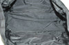 Authentic CHANEL New Travel Line Shoulder Tote Bag Nylon Leather Black 0203J