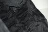 Authentic CHANEL New Travel Line Shoulder Tote Bag Nylon Leather Black 0203J