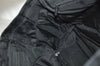 Authentic CHANEL New Travel Line Shoulder Tote Bag Nylon Leather Black 0203J