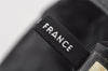 Authentic CHANEL New Travel Line Shoulder Tote Bag Nylon Leather Black 0203J