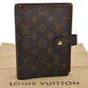 Authentic Louis Vuitton Monogram Agenda MM Notebook Cover R20004 LV 0204J