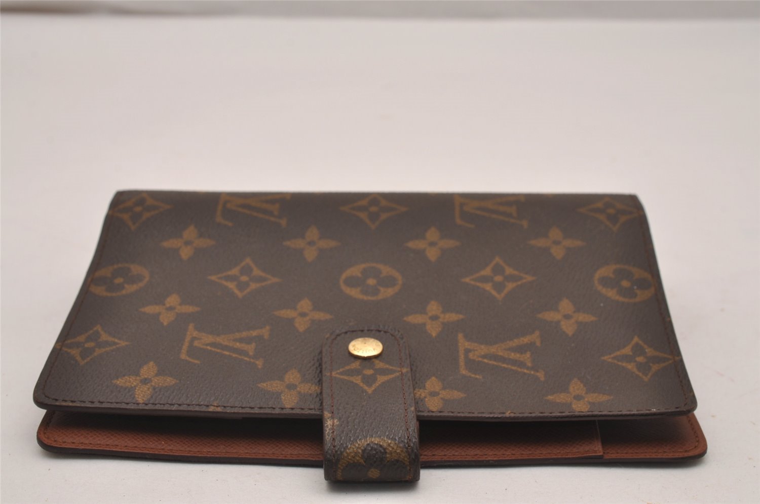 Authentic Louis Vuitton Monogram Agenda MM Notebook Cover R20004 LV 0204J