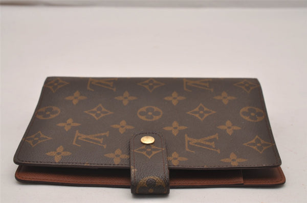 Authentic Louis Vuitton Monogram Agenda MM Notebook Cover R20004 LV 0204J