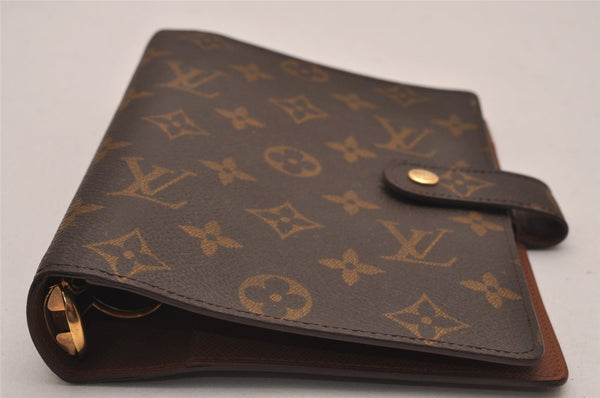 Authentic Louis Vuitton Monogram Agenda MM Notebook Cover R20004 LV 0204J