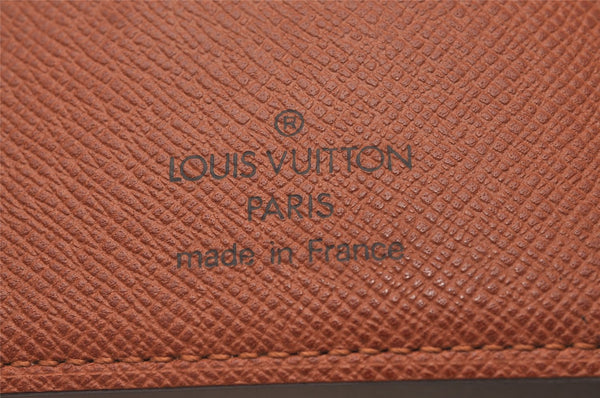 Authentic Louis Vuitton Monogram Agenda MM Notebook Cover R20004 LV 0204J