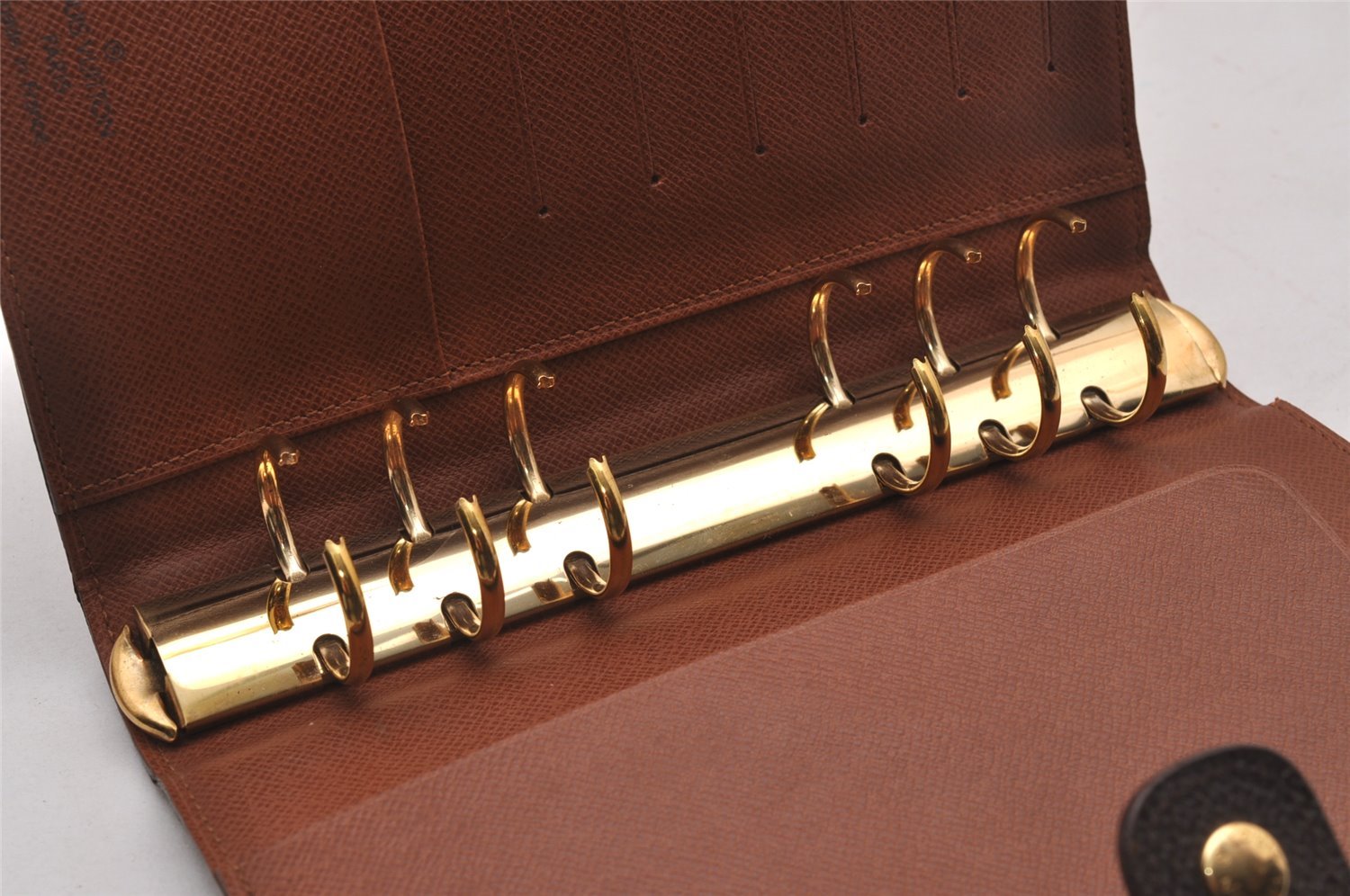 Authentic Louis Vuitton Monogram Agenda MM Notebook Cover R20004 LV 0204J