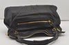 Authentic Chloe Vintage Margaret Leather 2Way Shoulder Hand Bag Black 0205J