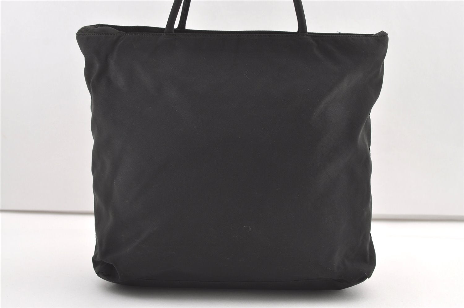 Authentic PRADA Vintage Nylon Tessuto Shoulder Tote Bag Black 0205K