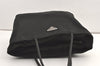 Authentic PRADA Vintage Nylon Tessuto Shoulder Tote Bag Black 0205K