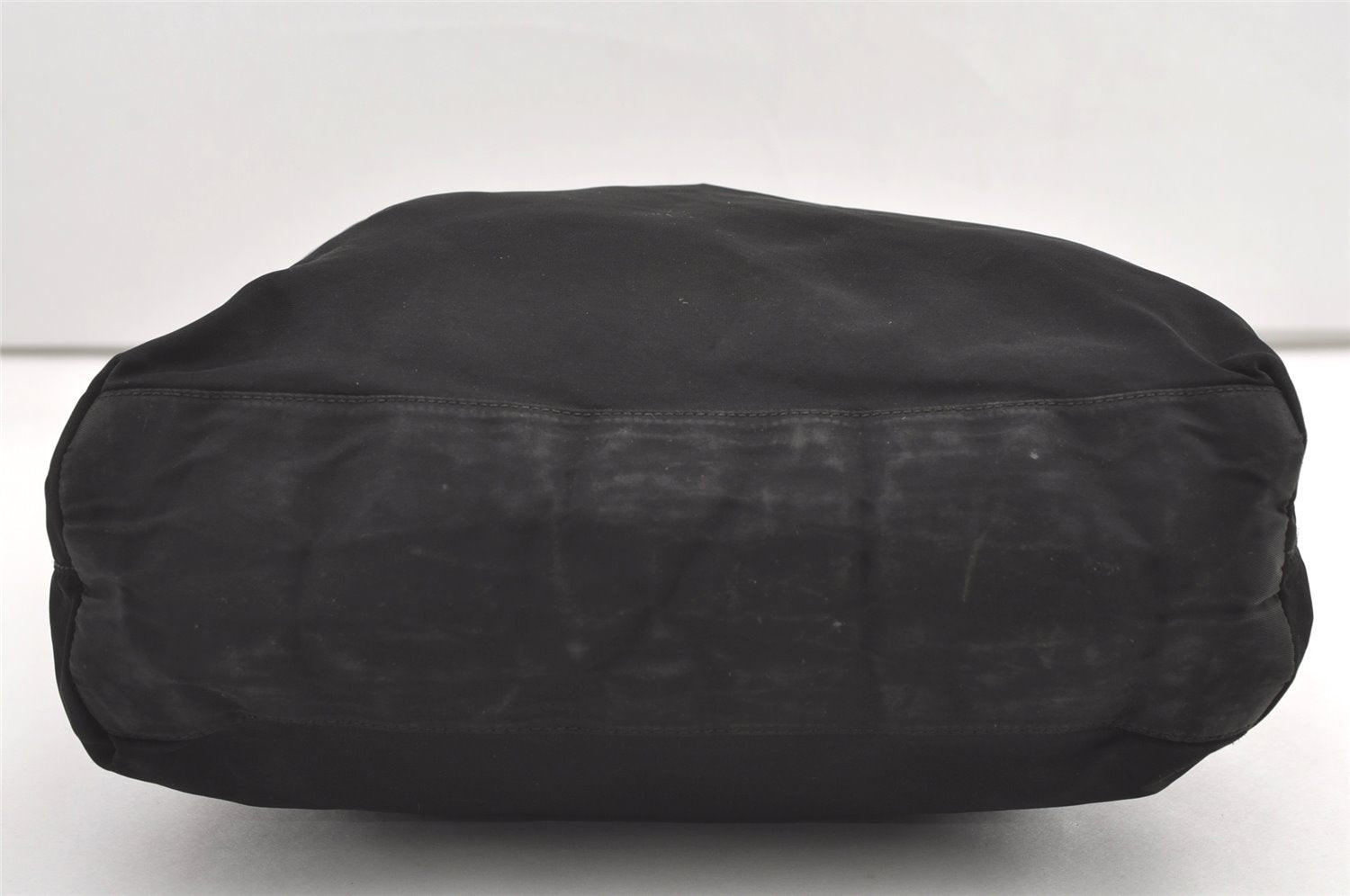 Authentic PRADA Vintage Nylon Tessuto Shoulder Tote Bag Black 0205K