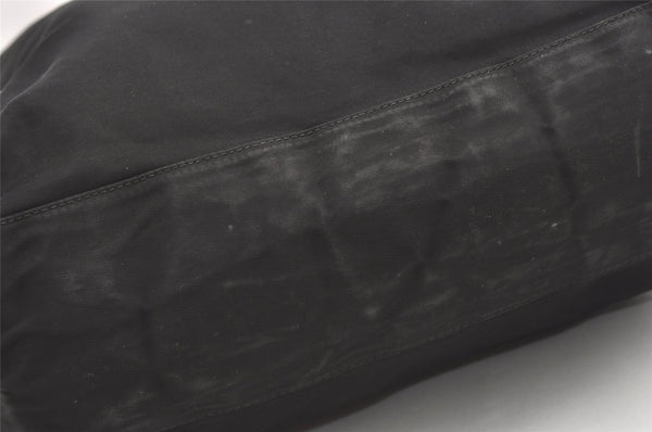 Authentic PRADA Vintage Nylon Tessuto Shoulder Tote Bag Black 0205K