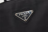 Authentic PRADA Vintage Nylon Tessuto Shoulder Tote Bag Black 0205K