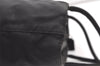 Authentic PRADA Vintage Nylon Tessuto Shoulder Tote Bag Black 0205K