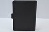 Authentic Louis Vuitton Epi Agenda MM Notebook Cover Black R20202 LV 0206J