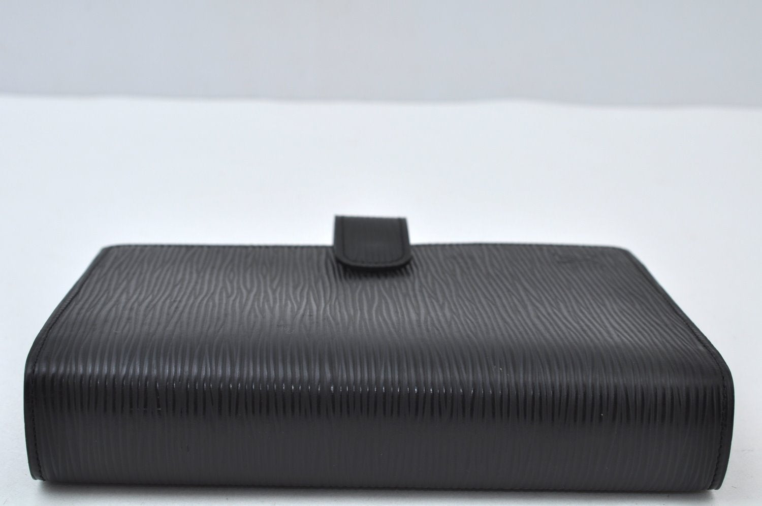 Authentic Louis Vuitton Epi Agenda MM Notebook Cover Black R20202 LV 0206J