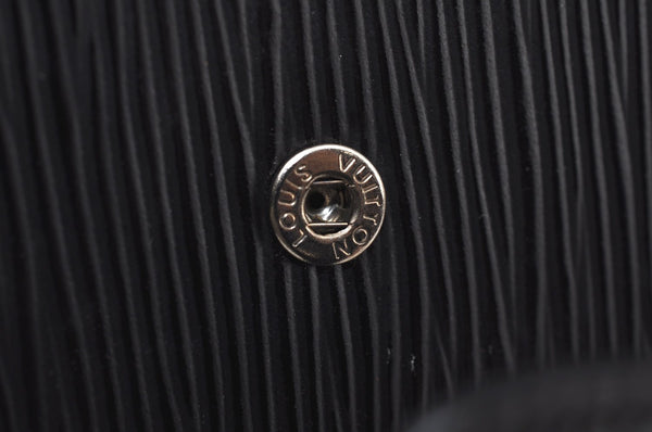 Authentic Louis Vuitton Epi Agenda MM Notebook Cover Black R20202 LV 0206J