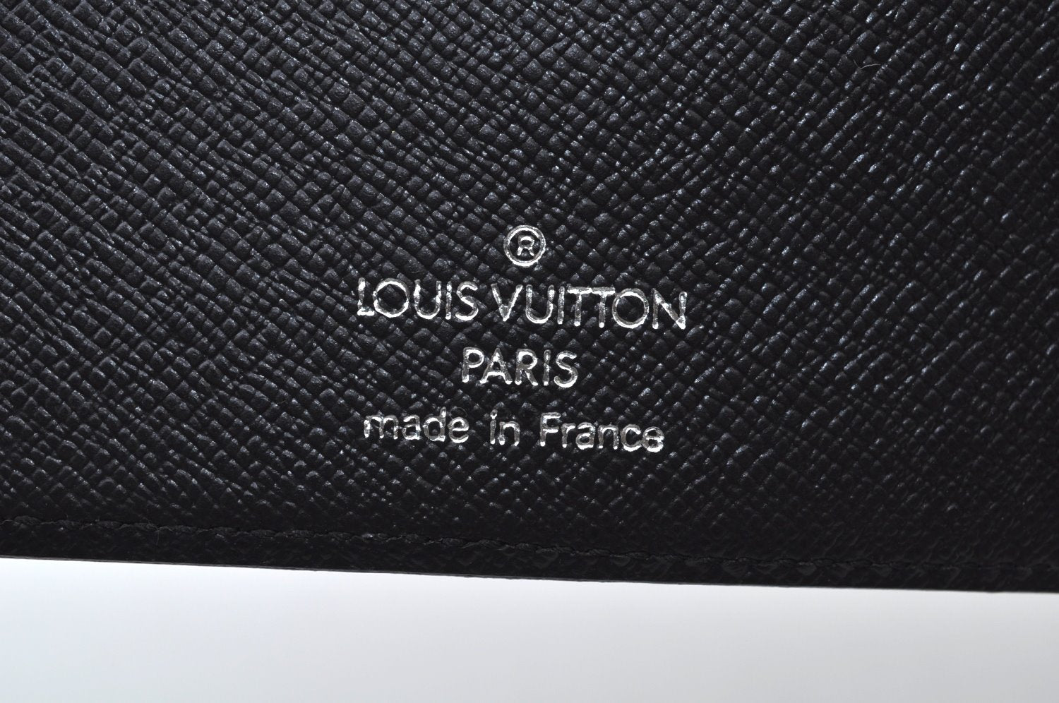 Authentic Louis Vuitton Epi Agenda MM Notebook Cover Black R20202 LV 0206J