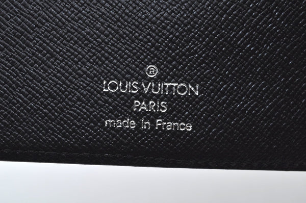 Authentic Louis Vuitton Epi Agenda MM Notebook Cover Black R20202 LV 0206J