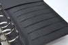 Authentic Louis Vuitton Epi Agenda MM Notebook Cover Black R20202 LV 0206J
