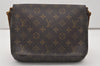 Authentic Louis Vuitton Monogram Musette Tango Shoulder Bag M51257 LV 0209J