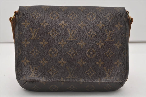 Authentic Louis Vuitton Monogram Musette Tango Shoulder Bag M51257 LV 0209J