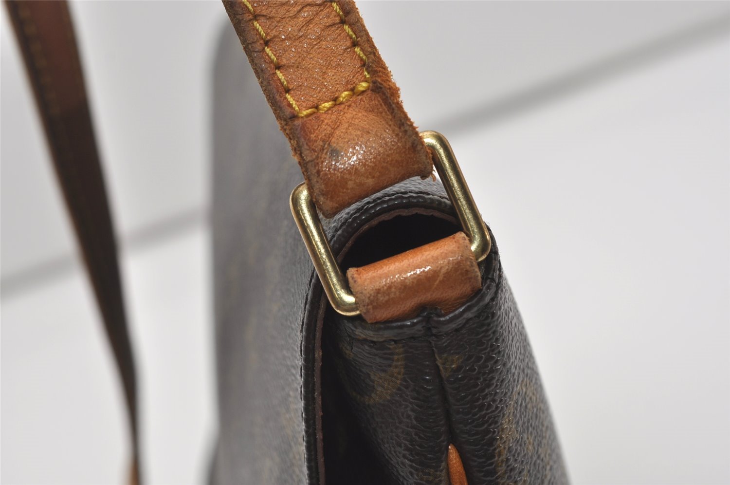 Authentic Louis Vuitton Monogram Musette Tango Shoulder Bag M51257 LV 0209J