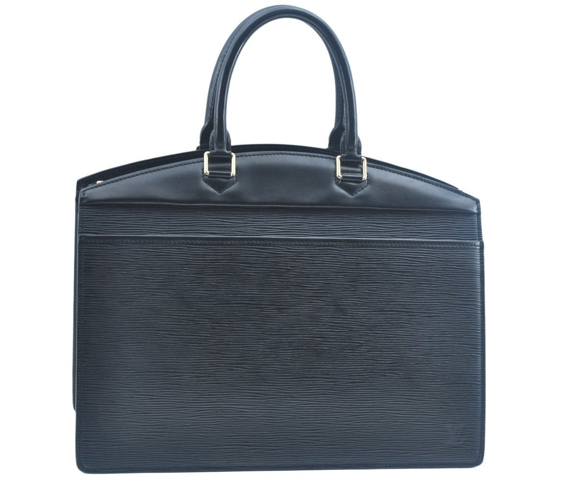 Authentic Louis Vuitton Epi Riviera Hand Bag Black M48182 LV 0210H