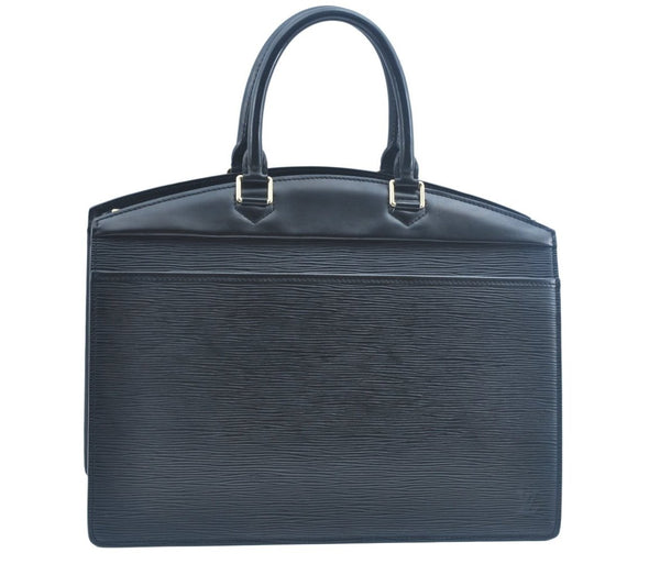 Authentic Louis Vuitton Epi Riviera Hand Bag Black M48182 LV 0210H