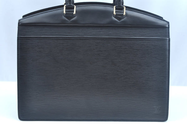 Authentic Louis Vuitton Epi Riviera Hand Bag Black M48182 LV 0210H