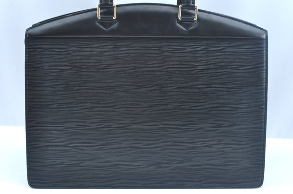 Authentic Louis Vuitton Epi Riviera Hand Bag Black M48182 LV 0210H