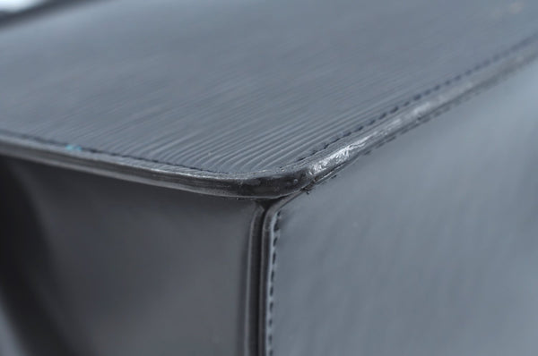 Authentic Louis Vuitton Epi Riviera Hand Bag Black M48182 LV 0210H