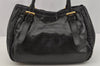Authentic PRADA Vintage Leather 2Way Hand Tote Bag Purse Black Junk 0211J